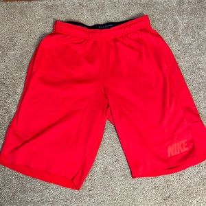 Men's Nike Rogue Fleece Football Shorts, Red, L 628920 600